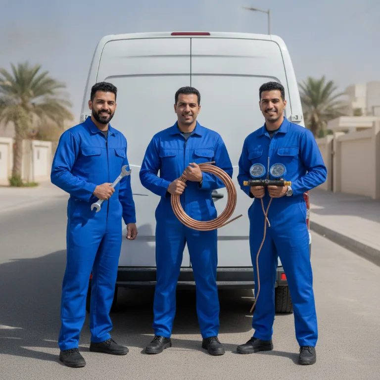 تكييف وتدفئة فريق في هور العنز